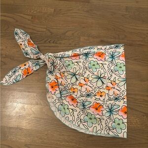 Target Floral Swim Sarong - Orange and Green